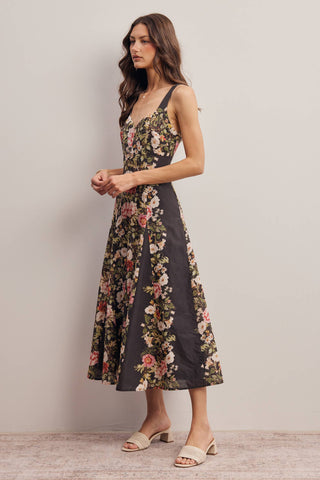 Villa Flora Midi Dress