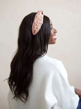 Blushing Pearls Headband