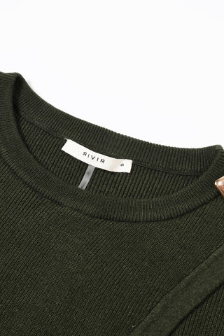 Knit Overlay Long Sleeve Top