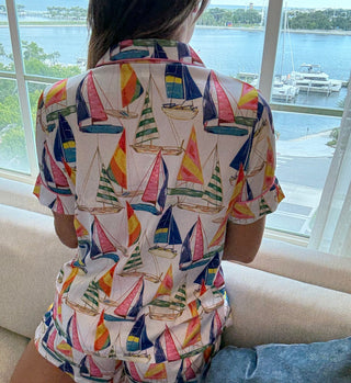 Set Sail Shortie Pajamas