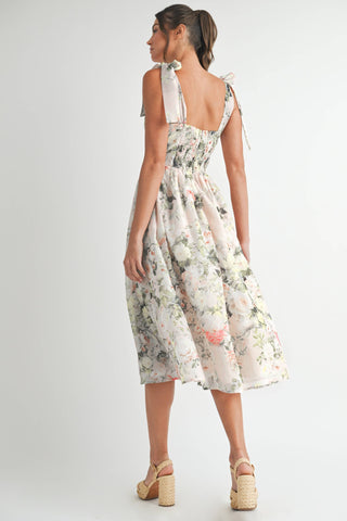 Florentine Bloom Midi Dress