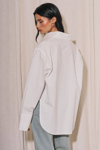 Avery Button Down Cotton Shirt