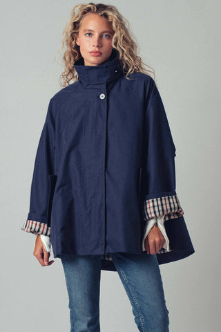 Modern A-Line Trench Jacket