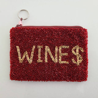 Wine Money Coin Purse