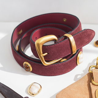 Suede Gemstone Belt – Into The Palms women's boutique