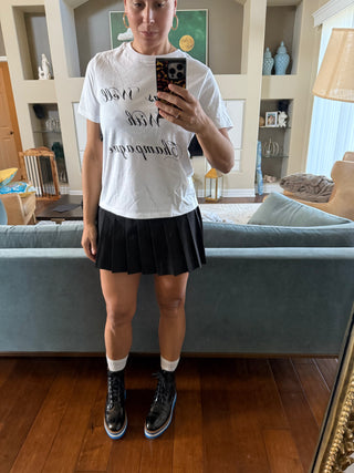 Pairs Well with Champagne® Garment Dye Crop Tee