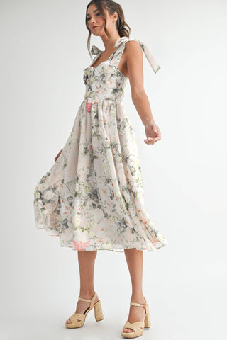 Florentine Bloom Midi Dress