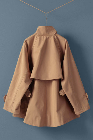 Modern A-Line Trench Jacket