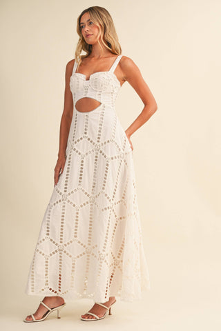 My Way Cutwork Dress