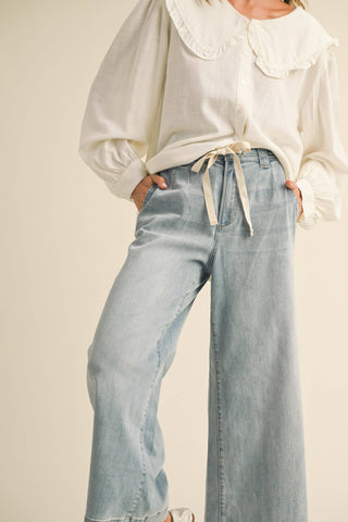 Harbor Days Wide Leg Jeans