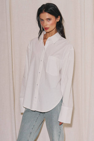 Avery Button Down Cotton Shirt