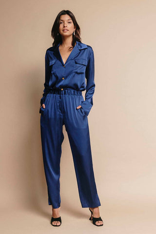 Co-ord Set in Mediterrranean-Blue
