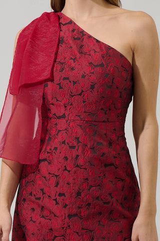 Scarlet Rose Soirée Dress