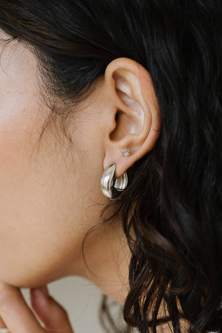 Hazel Hoops - Sterling Silver