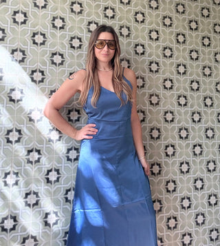 The Eloise Dress | Cross Back Midi Dress