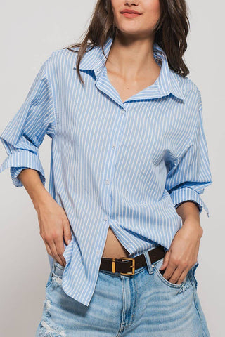 Riviera Striped Twill Buttondown Shirt