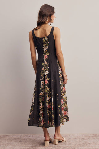 Villa Flora Midi Dress