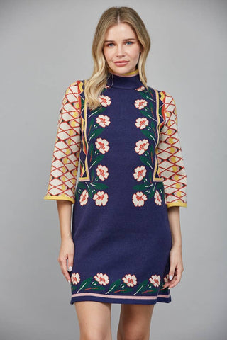 Marguerite Knit Shift Dress