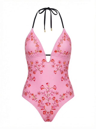Wild Garden Reversible One Piece Swimsuit