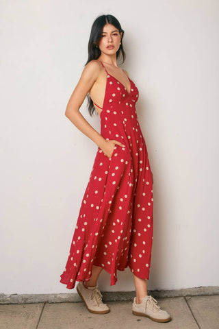 Show Out Open Back Maxi Dress