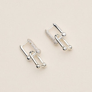 Hardware Lock Stud Earrings