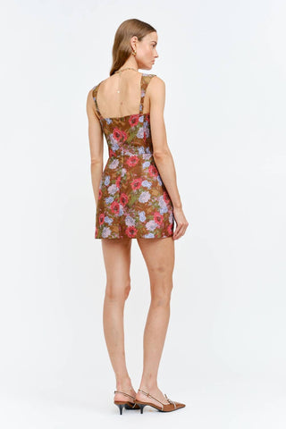 Roselle Jacquard Mini Dress