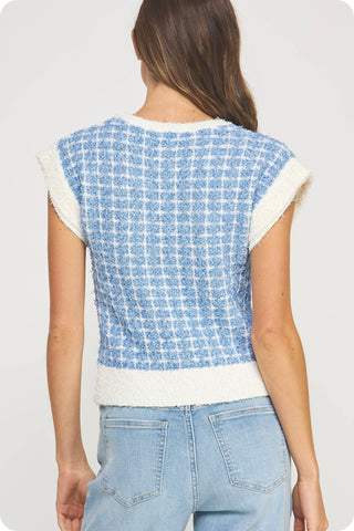 Heirloom Lattice Sweater Top