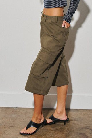 Lennon Cargo Bermuda | Olive