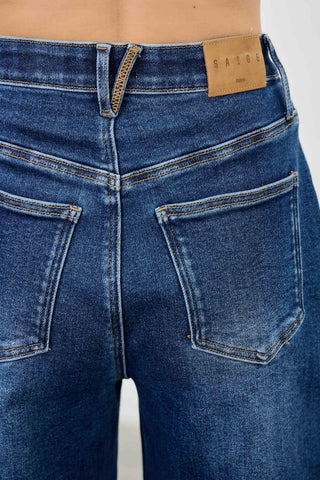 High Rise Low Curve Crop Barrel Jeans