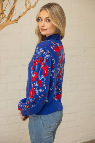 Winter Bloom Sweater
