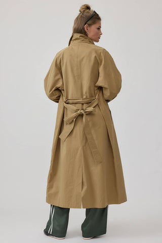 Classic Belted Long Trench Coat