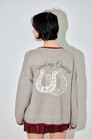 Found My Cowboy Cardigan Sweater