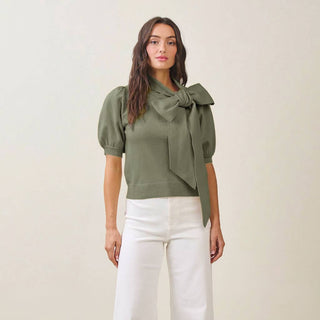Colette Bow Knit Top