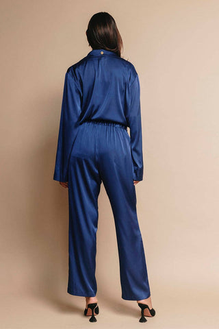 Co-ord Set in Mediterrranean-Blue