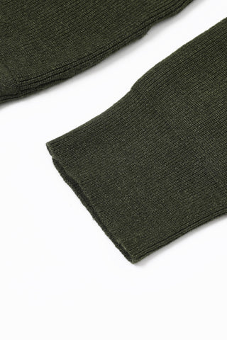 Knit Overlay Long Sleeve Top