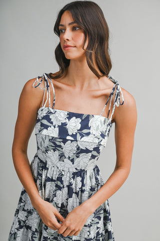 Bleu Jardin Maxi Dress