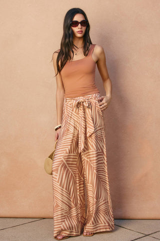 Wild Tides Looped Belt Pants