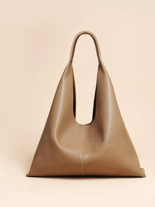 Rowan Oversized Leather Tote Shoulder Bag Set
