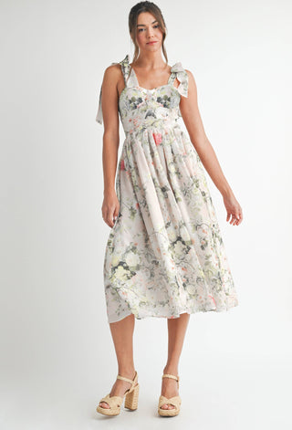 Florentine Bloom Midi Dress