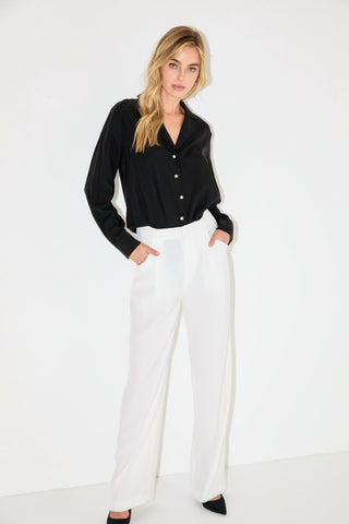 Pearl Button Collared Shirt
