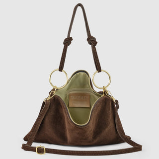 Italian Suede Leather Shoulder Bag