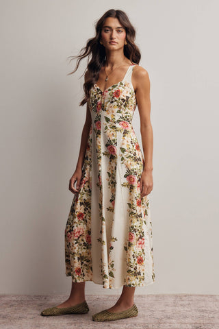 Villa Flora Midi Dress