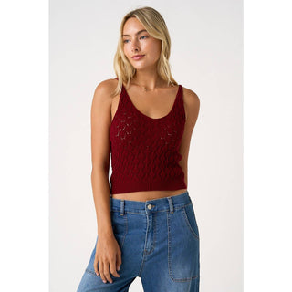 Marlowe Crochet Knit Top