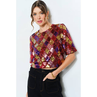 Marquee Sequin Top