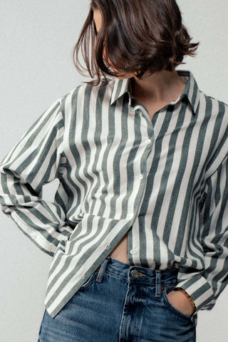 Palmer Stripe Button Down Shirt