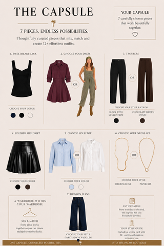 Palm Capsule Wardrobe - 7 Pieces - XS