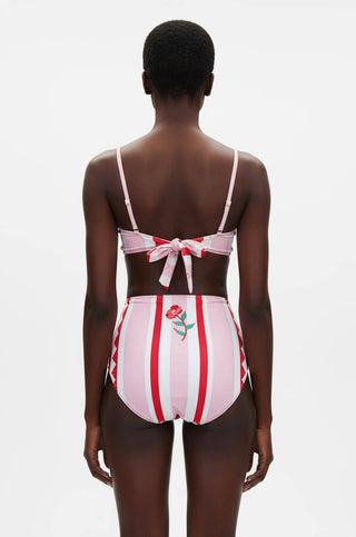 Jungle Rose Reversible Square Bandeau Top