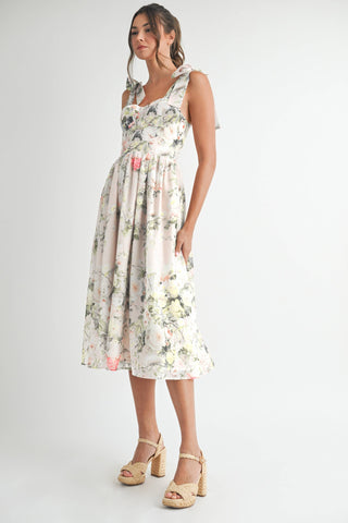 Florentine Bloom Midi Dress