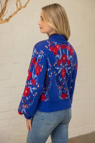 Winter Bloom Sweater