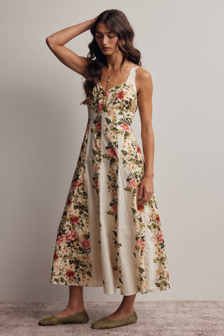 Villa Flora Midi Dress